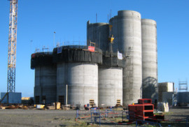 Slipform - 8 silos à céréales Slipform - 8 silos à céréales